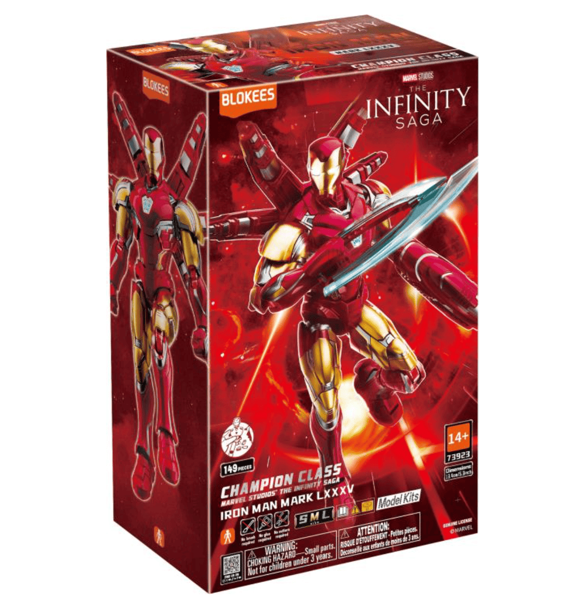 Third Eye Comics Blokee - Marvel Infinity Saga Champion Class CC01 Iron Man MK85 Model Kit 810181530803