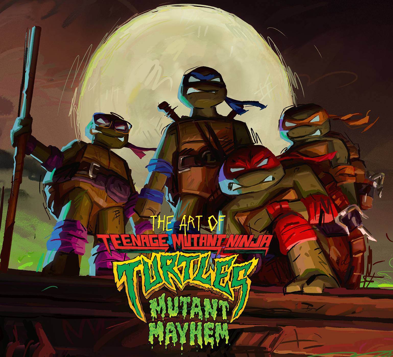 Third Eye Comics Books > Art Books ART OF TEENAGE MUTANT NINJA TURTLES MUTANT MAYHEM HC 9798887240985 APR238135