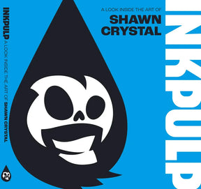Third Eye Comics Books > Signed INKPULP: Cyan - The Art of Shawn Crystal [SIGNED BY SHAWN CRYSTAL] TE-INKPULP-CYAN-SIGNED