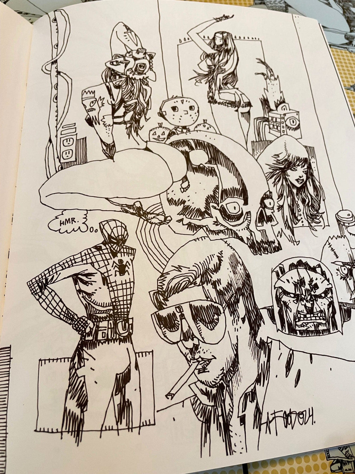 Third Eye Comics Books > Signed The Ballpoint Slayer Vol. 2 Art Book [SIGNED BY JIM MAHFOOD] TE-INKPULP-BALLPOINT2-SIGNED