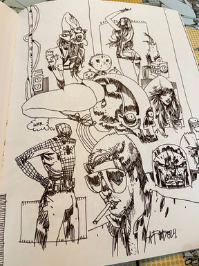 Third Eye Comics Books > Signed The Ballpoint Slayer Vol. 2 Art Book [SIGNED BY JIM MAHFOOD] TE-INKPULP-BALLPOINT2-SIGNED