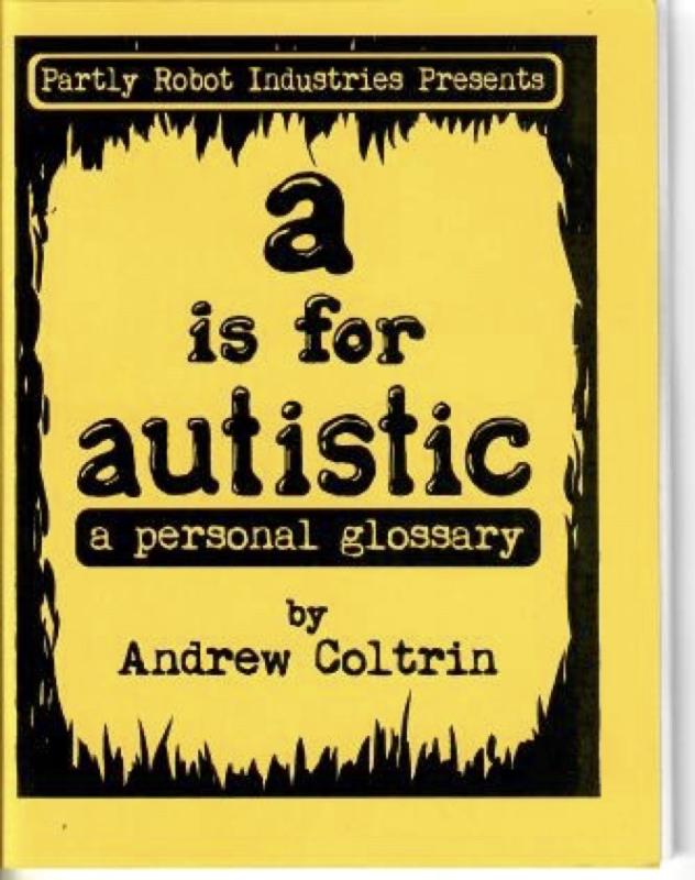 "A" is for Autistic: A Personal Glossary - Zine