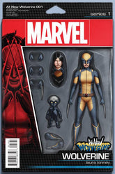 Third Eye Comics Comic Books ALL NEW WOLVERINE #1 CHRISTOPHER ACTION FIGURE VAR 75960608359600191