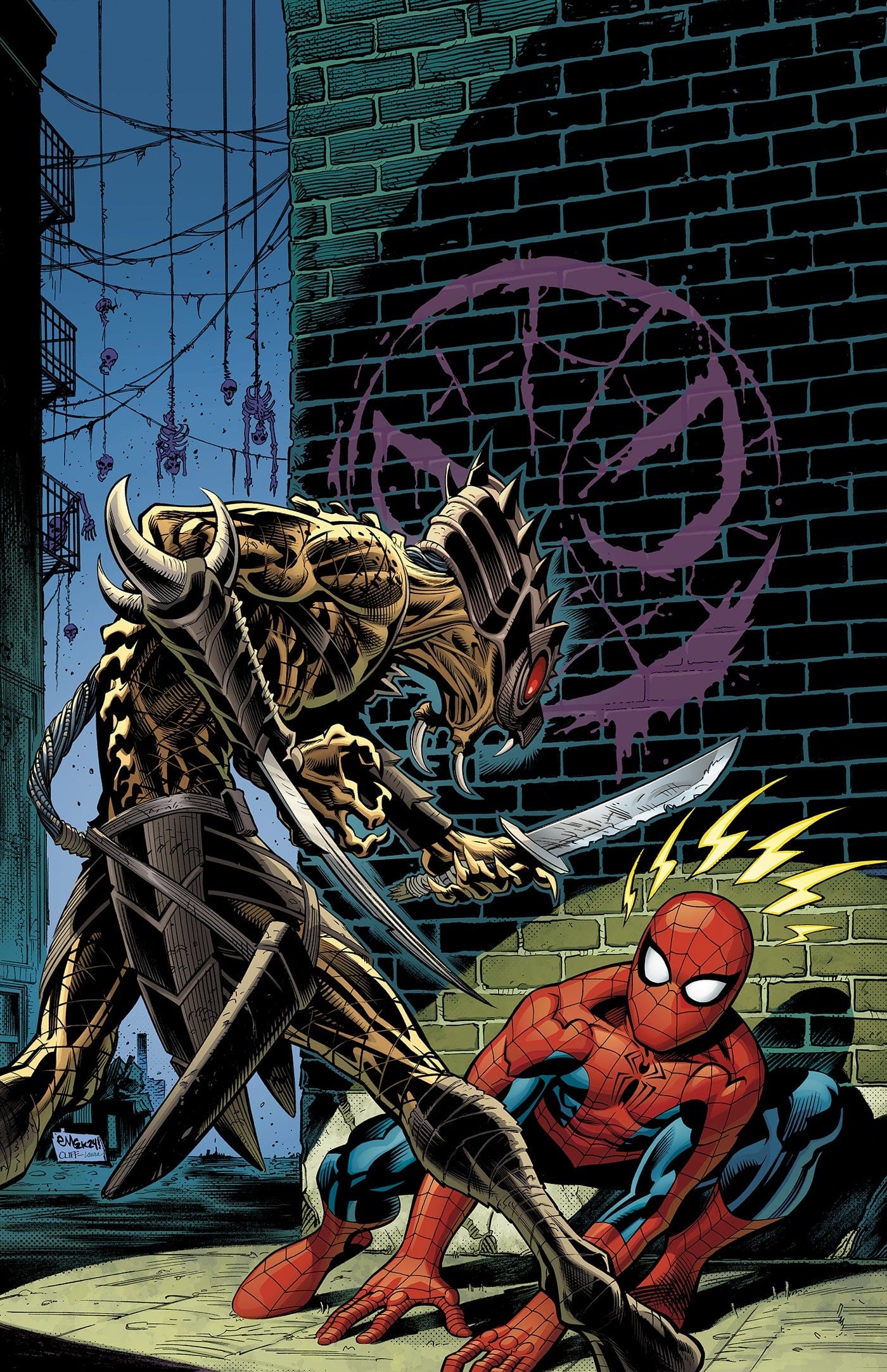 PREDATOR VS. SPIDER-MAN #2 1:25 INCV ED MCGUINNESS RATIO VIRGIN 2ND PRINTING VARIANT