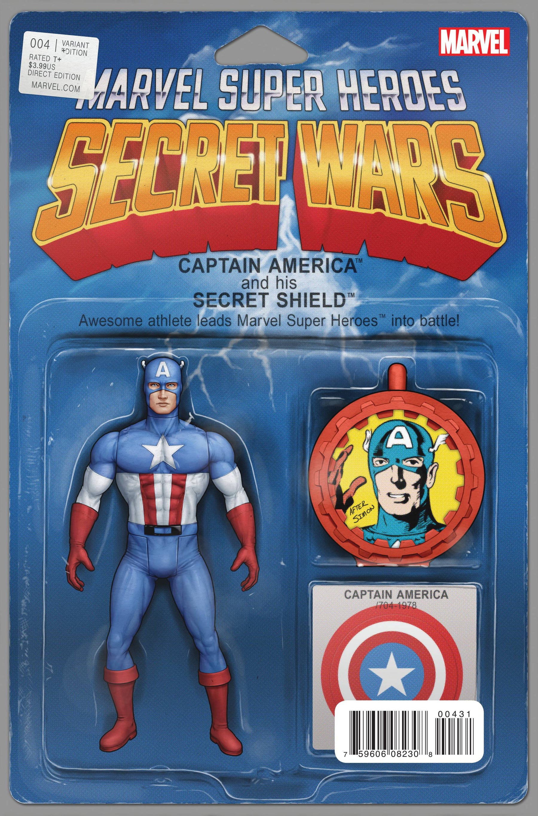 SECRET WARS #4 (OF 9) CHRISTOPHER ACTION FIGURE VAR