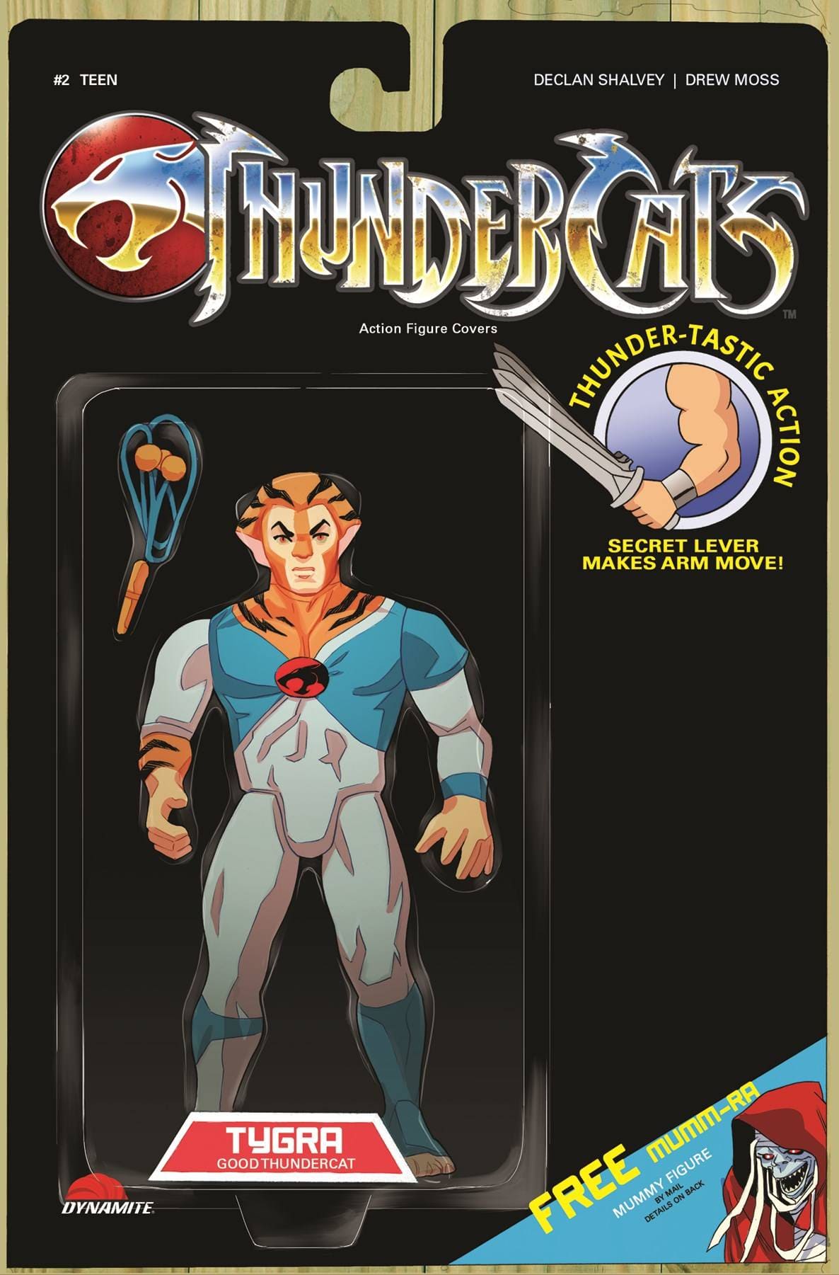 THUNDERCATS #2 CVR F ACTION FIGURE [SIGNED BY DECLAN SHALVEY]