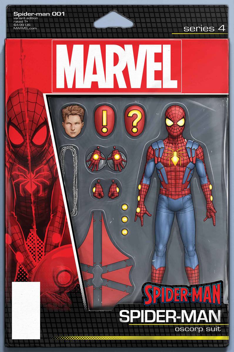 Third Eye Comics Comic Books SPIDER-MAN #1 CHRISTOPHER ACTION FIGURE VAR 75960620327700171