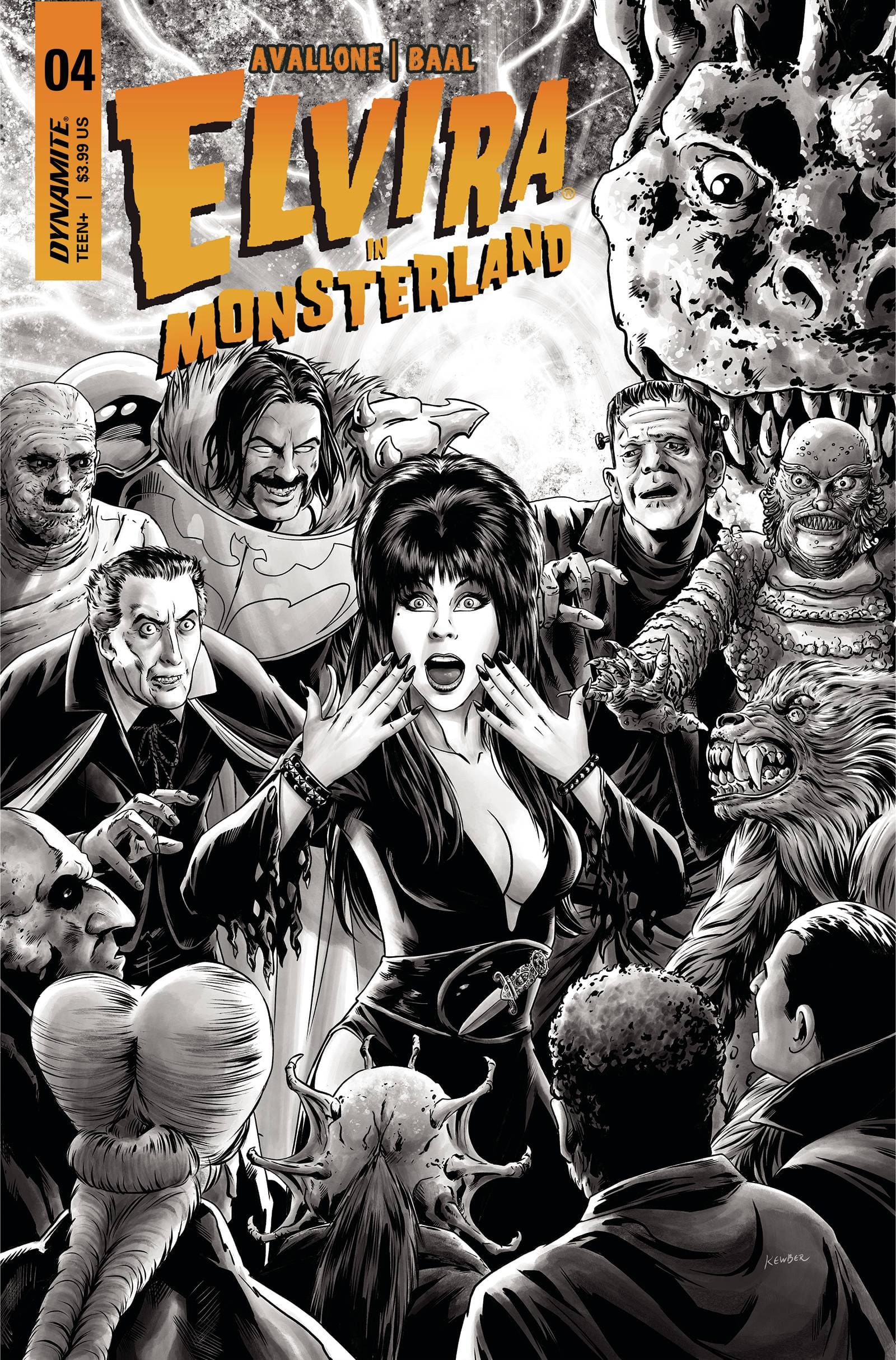 ELVIRA IN MONSTERLAND #5 CVR E 1:10 INCV BAAL B&W