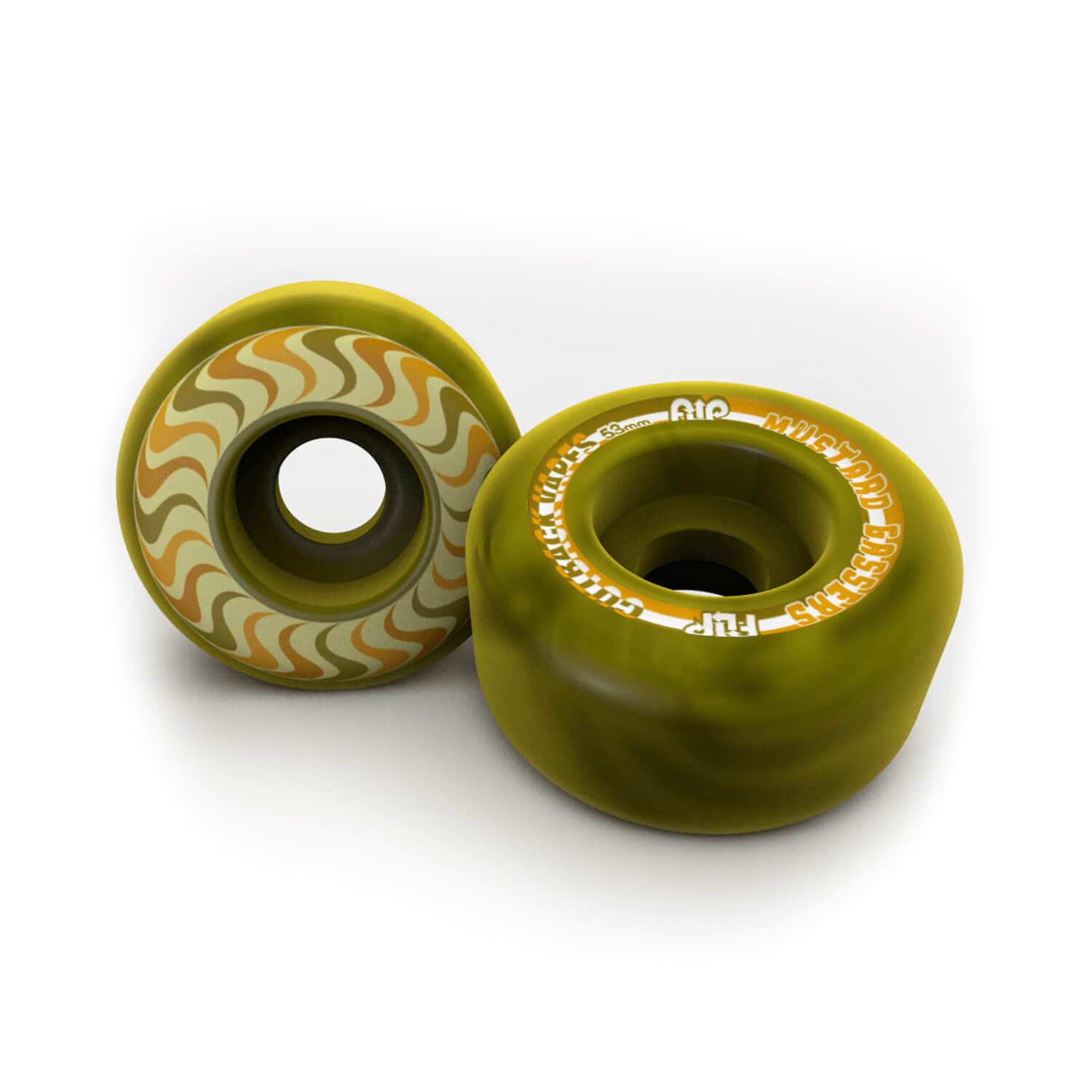Third Eye Comics Flip Cutback Mustard Grassers 53mm 99A wheels pack 58661884 FLWH0021A008