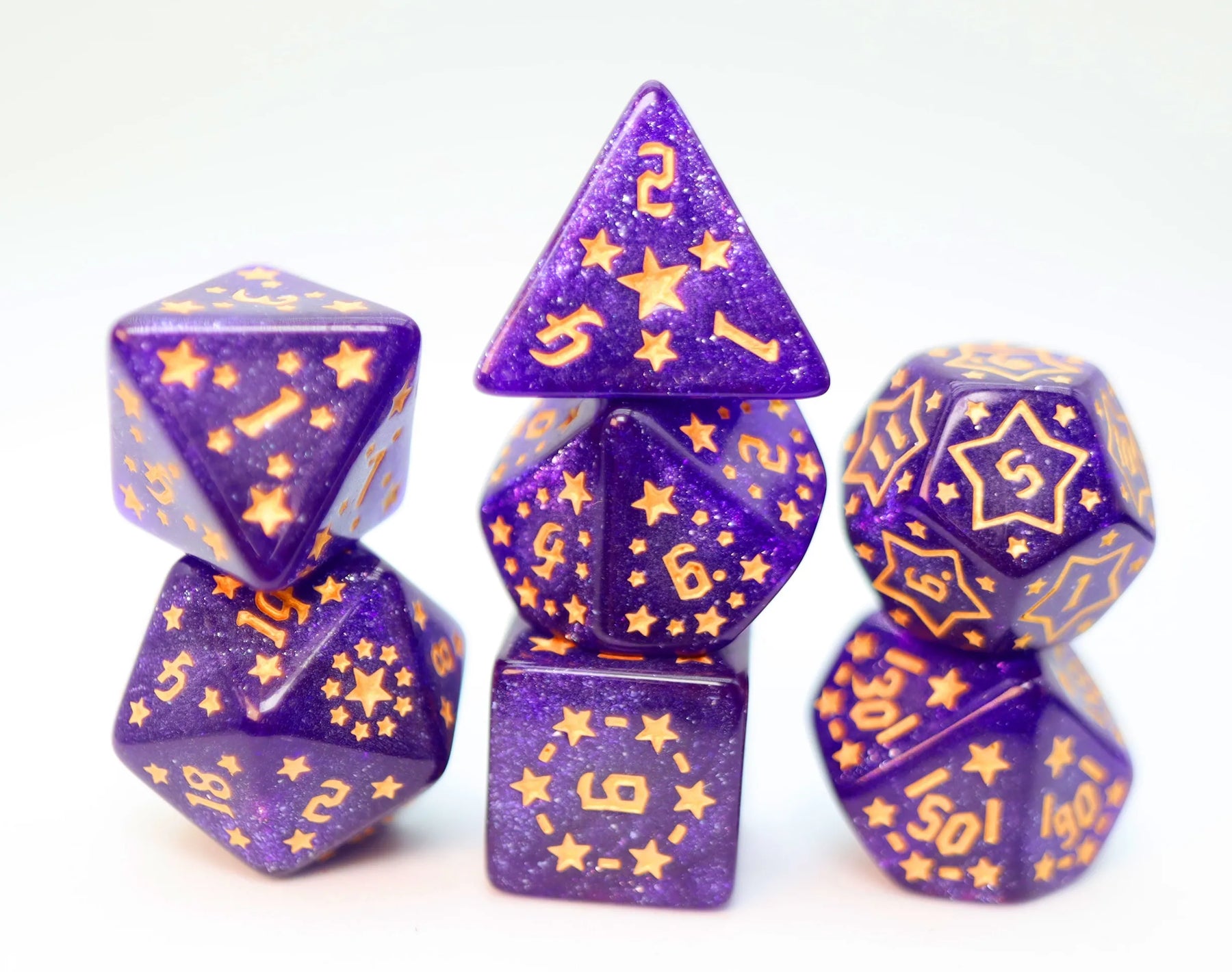 Third Eye Comics Foam Brain Games: Xenon RPG Dice Set - Shooting Stars 840292516243 FBG2689