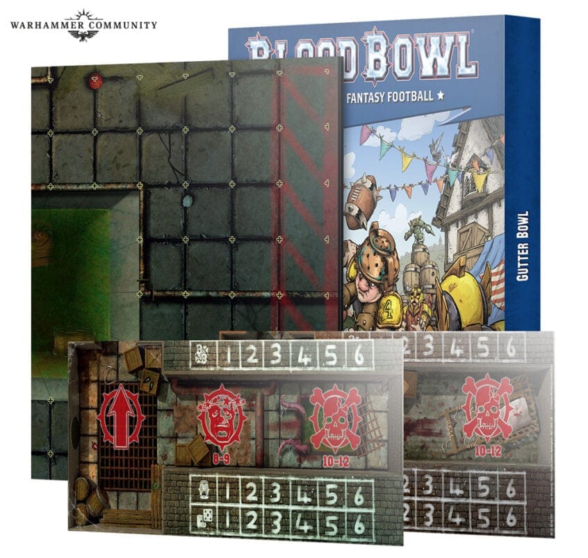 Games Workshop Tabletop Games > Games Workshop > Other Warhammer Blood Bowl - Gutter Bowl - Pitch & Rules 5011921205707 202-34