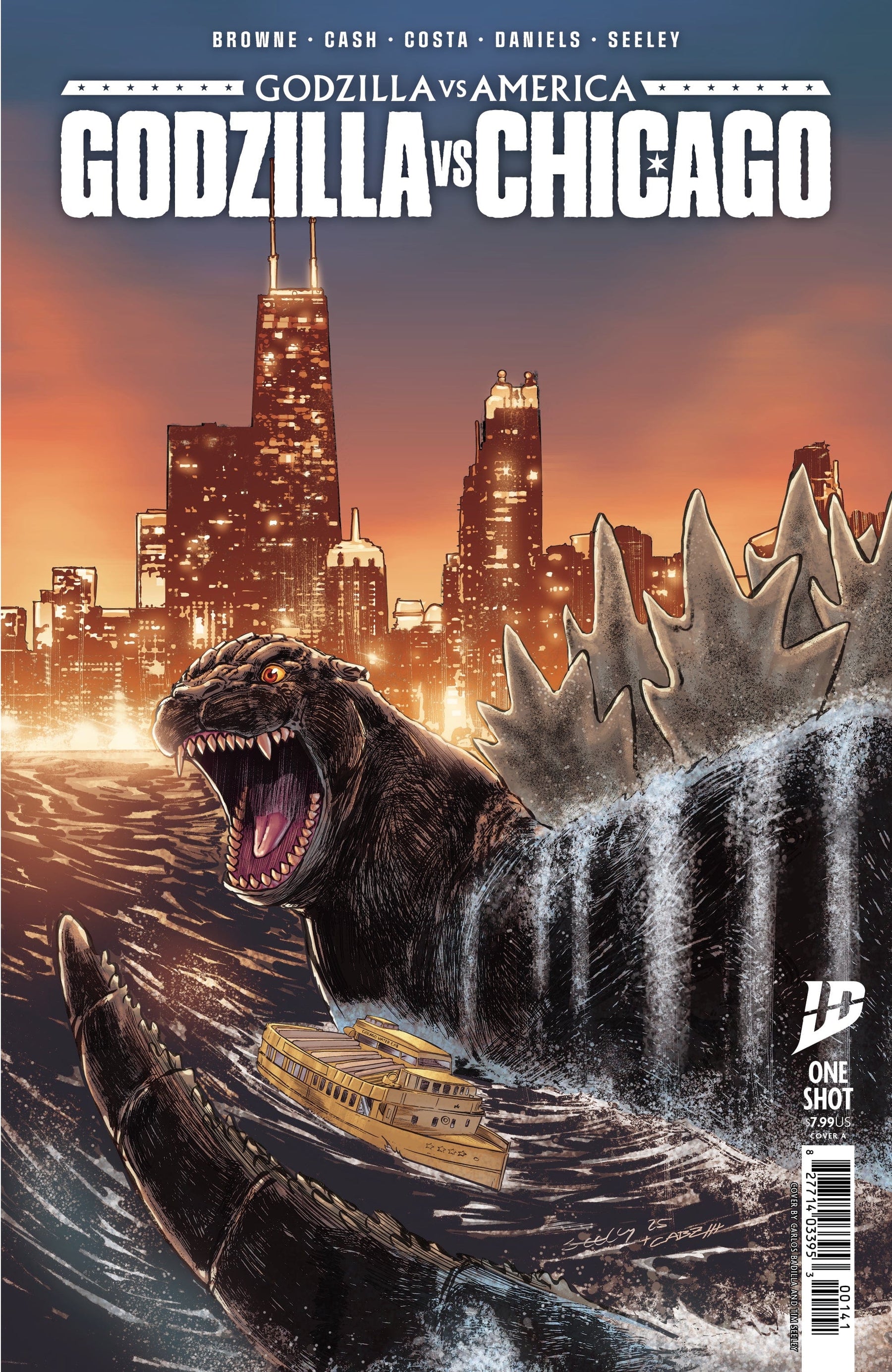 Third Eye Comics Godzilla Vs. America: Chicago Cover A 2nd PTG 82771403395300112 PRH-82771403395300112