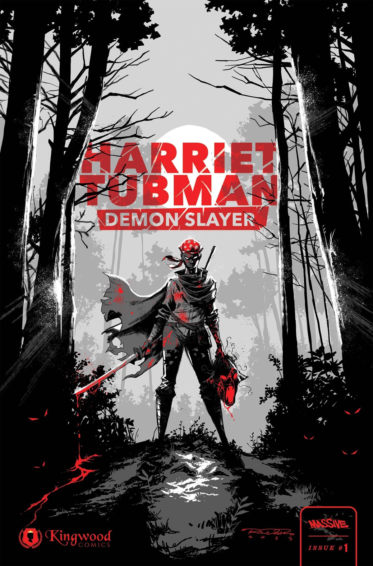 Massive Comic Books > Incentives HARRIET TUBMAN DEMON SLAYER #1 CVR G 1:25 INCV RANDOLPH ( 72355236065000171 JUL231065