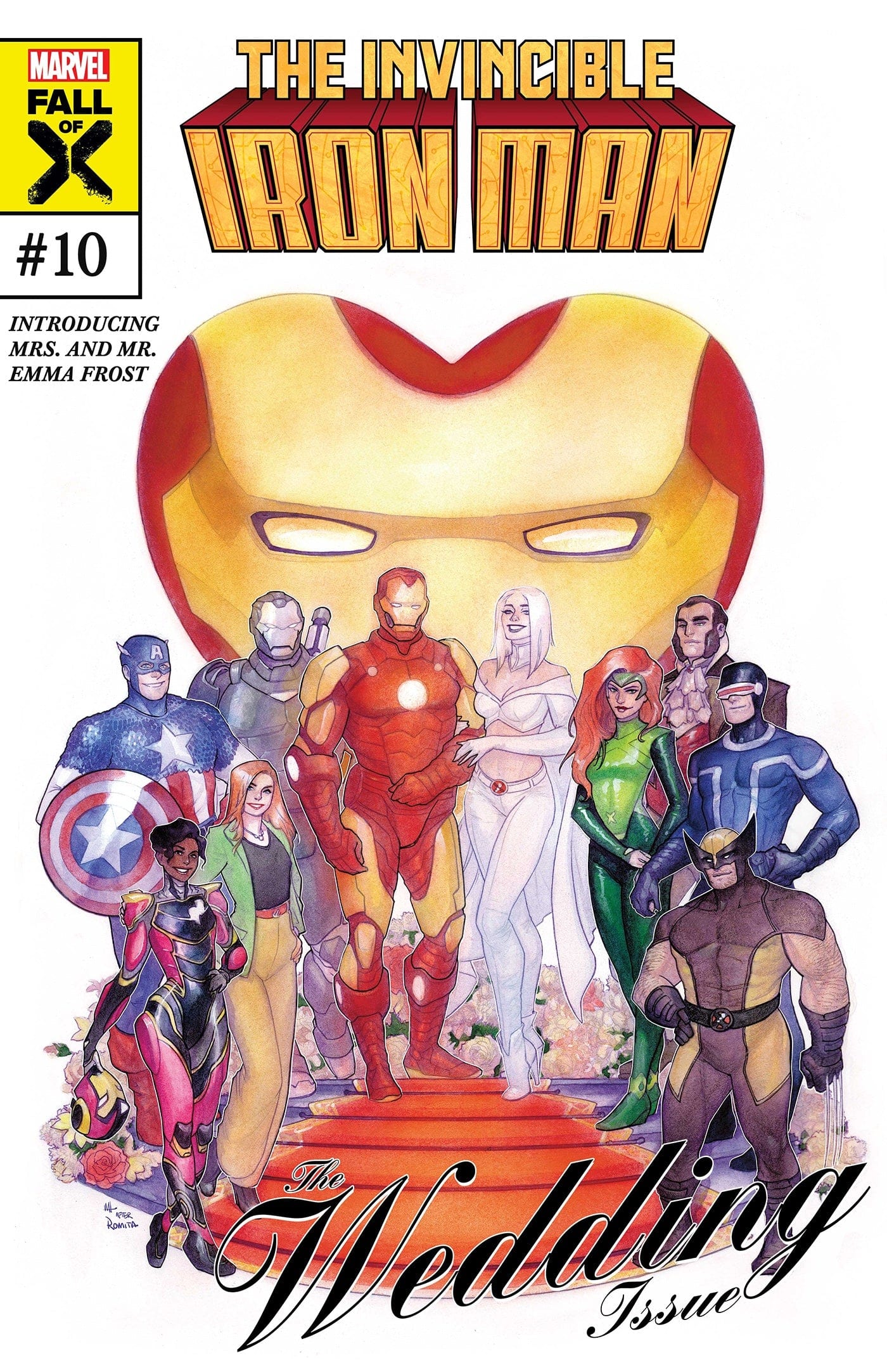INVINCIBLE IRON MAN #10 1:50 INCV HETRICK HOMAGE B VAR