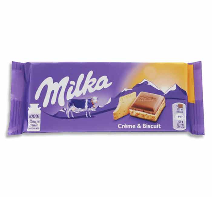 Third Eye Comics MILKA BAR IN DISPLAY - CREAM & BISCUIT MILK 891128143294 6075