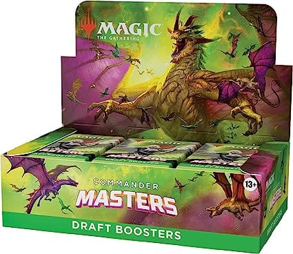 Wizards of the Coast Trading Card Games > Magic The Gathering MTG: Commander Masters - Draft Booster Box 195166217208 WOC D20130000