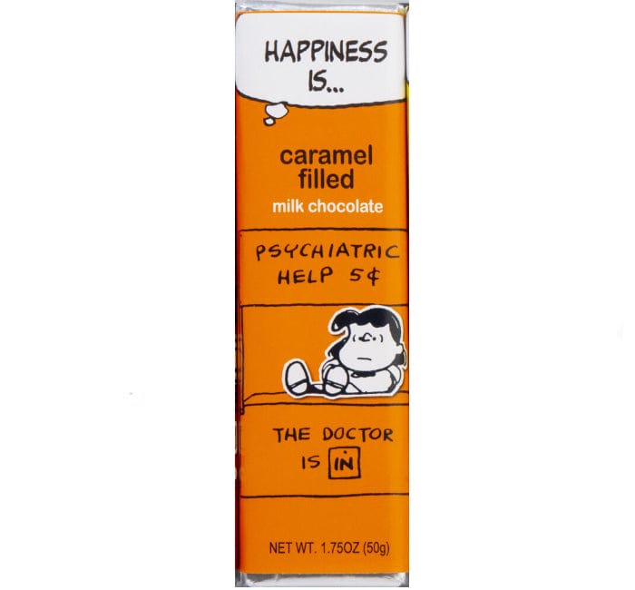 PEANUTS LUCY CARAMEL FILLED CHOCOLATE BAR - MILK