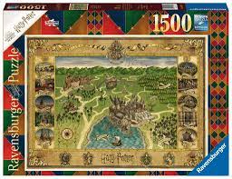 Third Eye Comics Puzzles > Jigsaw Puzzles Hogwarts Map 1500pc Puzzle 4005556165995 RVN 16599