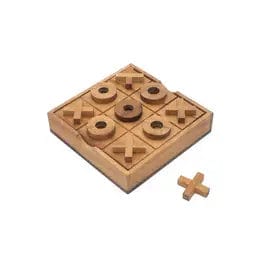 Third Eye Comics Puzzles > Hand Puzzles Wooden Puzzles: Tic Tac Toe 2D X0019903OP WG-1014