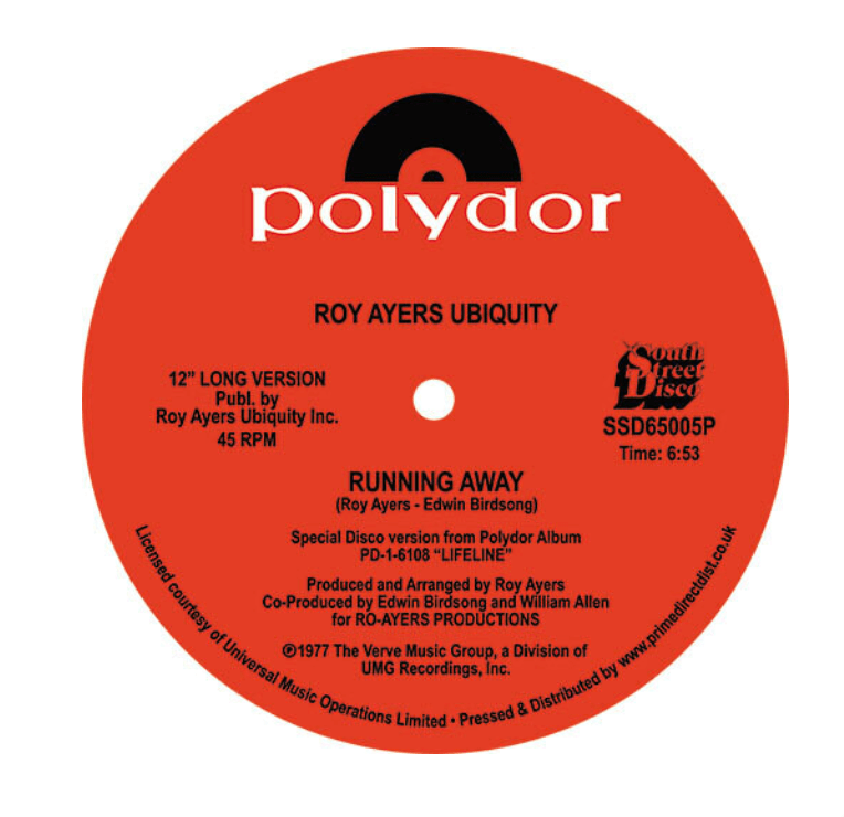 Third Eye Comics Roy Ayers Ubiquity - Running Away / Love Will Bring Us Back Together 5060202594948