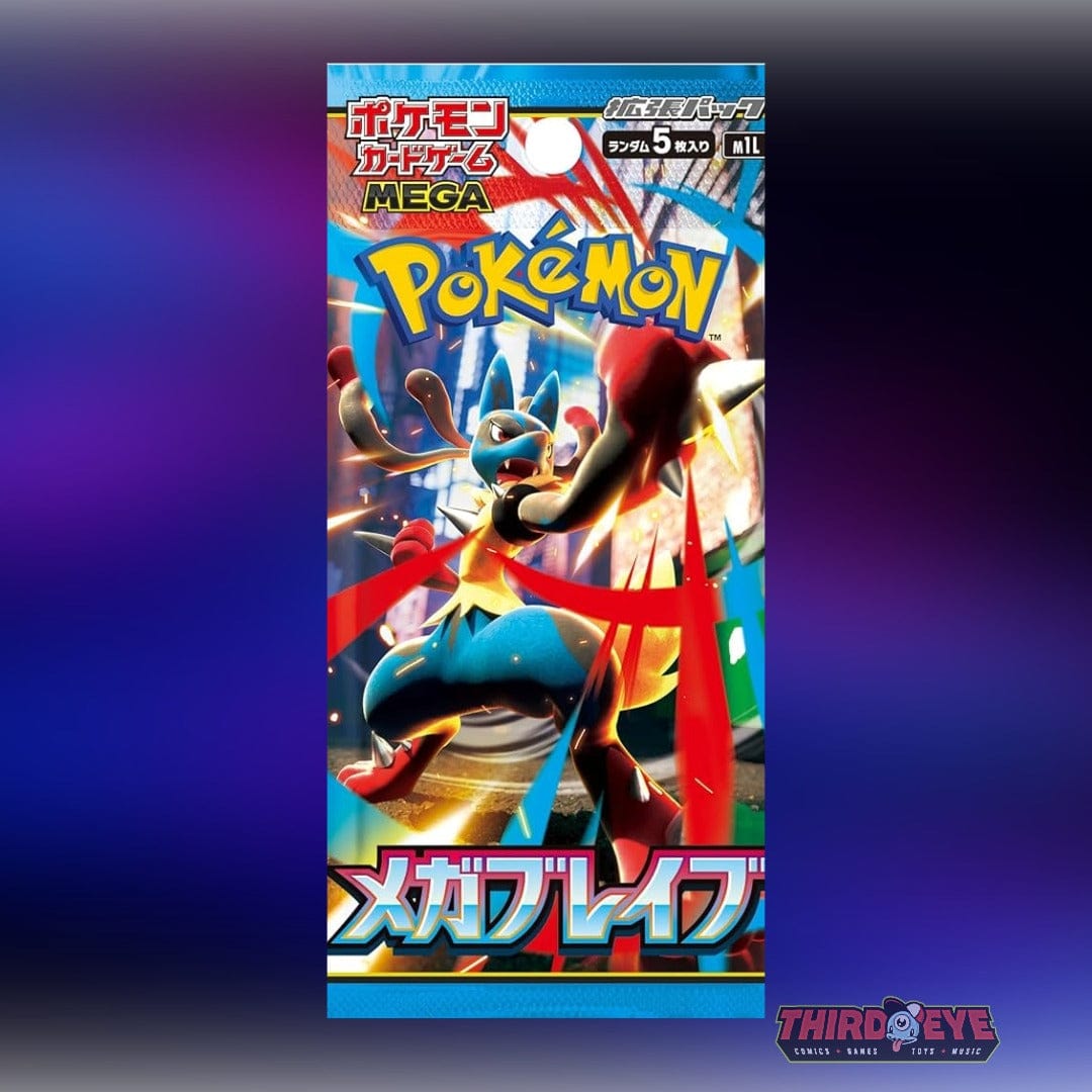 Third Eye Comics Trading Card Games > Pokemon Pokémon Japanese Mega Brave Booster Pack 4521329431154