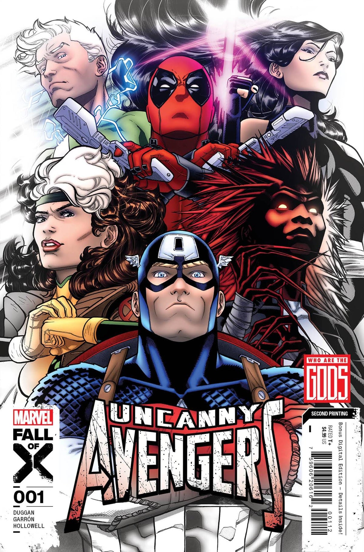 Third Eye Comics UNCANNY AVENGERS #1 (OF 5) 2ND PTG JAVIER GARRON VAR 75960620597400112 JUL238360