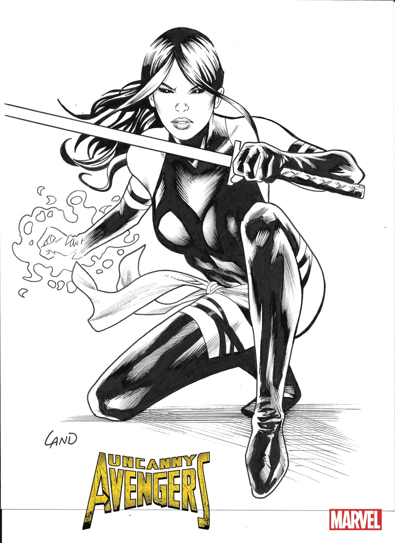 UNCANNY AVENGERS #2 (OF 5) 1:50 INCV LAND VIRG BW VAR