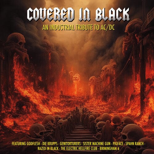 Third Eye Comics Various Artists - Covered In Black - An Industrial Tribute To AC/ DC (Various Artists) (Colored Vinyl, Red) 889466475917 CLE4759.1