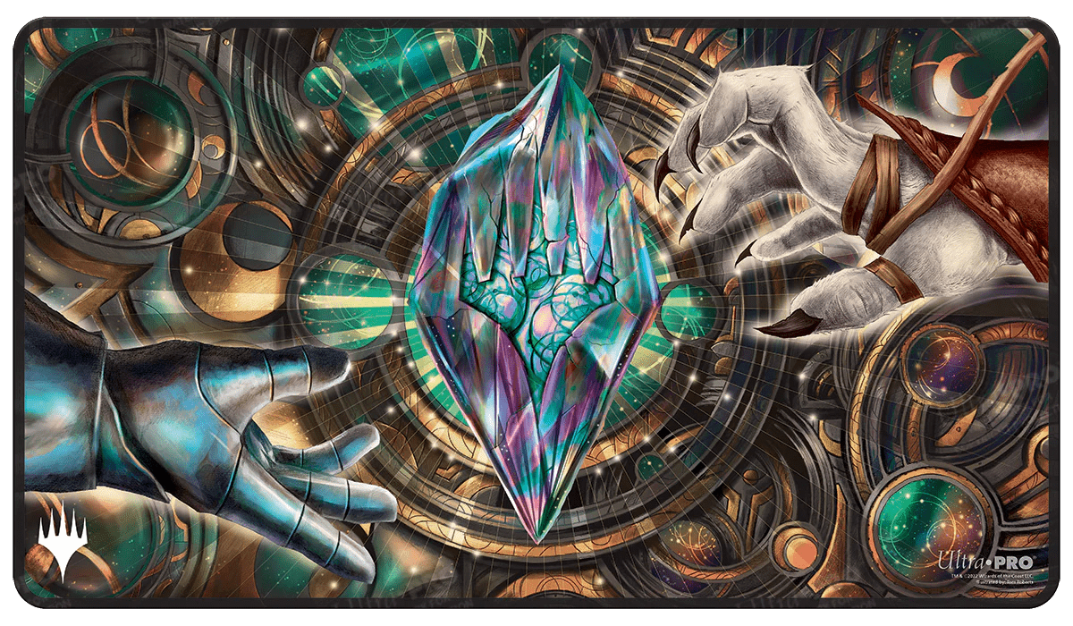 Third Eye Game Supplies > Playmats Ultra-Pro: MTG Playmat - Dominaria United Black Sitiched Playmat X 074427194758 UPI 19475