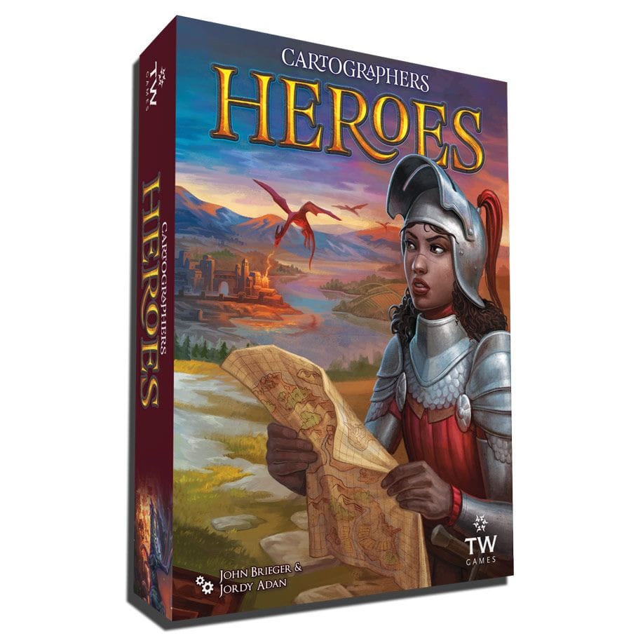 Thunderworks Games Board Games > Small Box Games Cartographers: Heroes 680168938621 TWK 4060