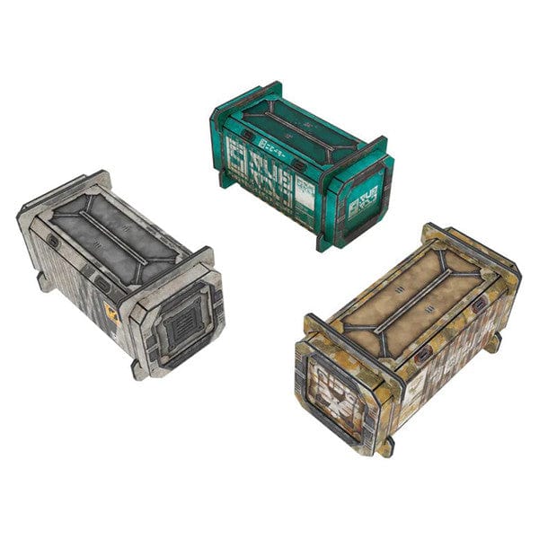 Tinker House Games Hobby Supplies > Terrain TinkerTurf Sci-Fi: Cargo Containers - Series 2 855223008421 THGTTCONSR2