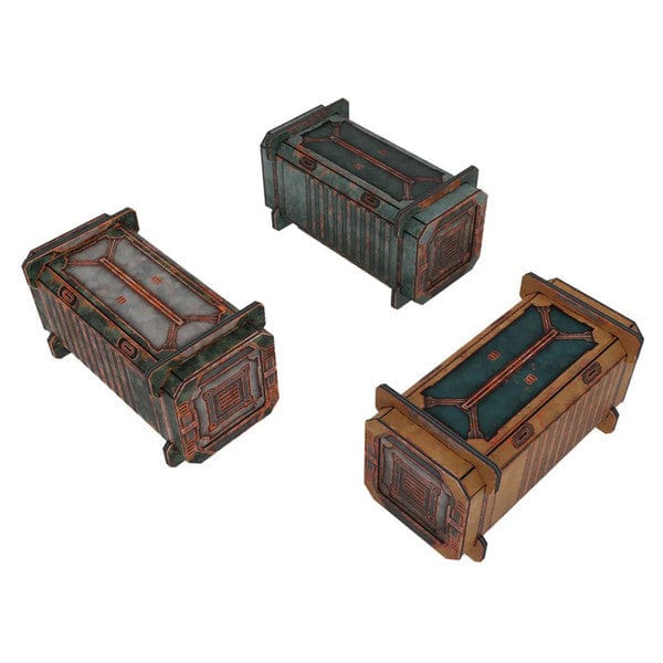 Tinker House Games Hobby Supplies > Terrain TinkerTurf Sci-Fi: Cargo Containers - Series 6 855223008506 THGTTCONSR6