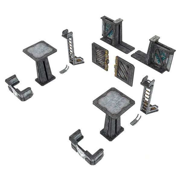 Tinker House Games Hobby Supplies > Terrain TinkerTurf Sci-Fi: Perimeter Gate - Neutral Theme 855223008292 THGTTPMGNEU