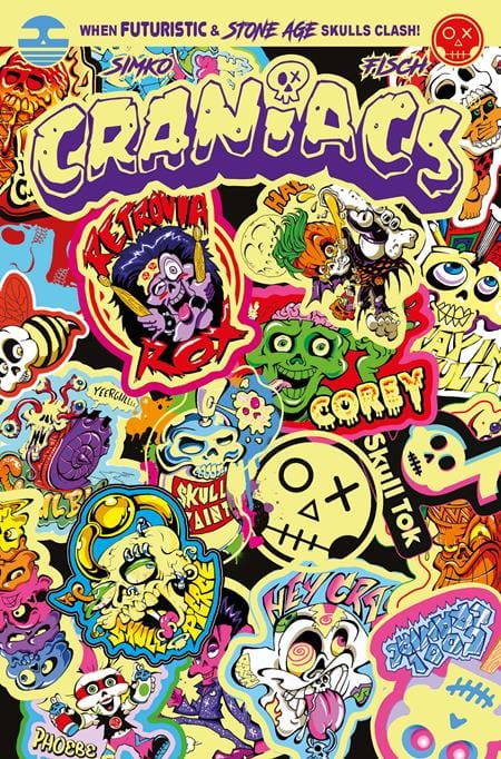 Titan Books Comic Books CRANIACS #3 (OF 4) CVR D JOE SIMKO GLOW IN THE DARK VAR 65946044144300341 0925TN8265