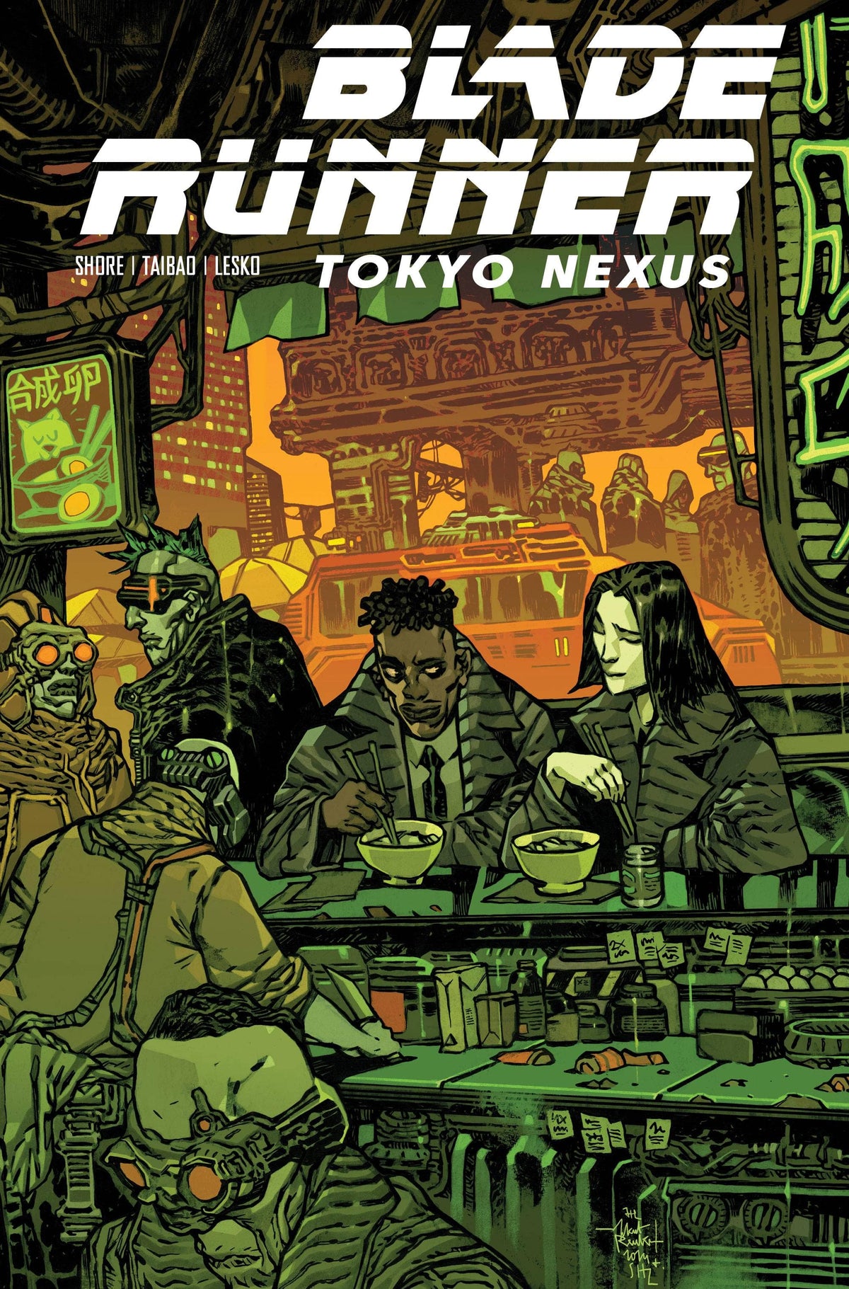 Titan Comics Comic Books BLADE RUNNER TOKYO NEXUS #4 (OF 4) CVR A REBELKA (MR) 79361173638200411 AUG240389