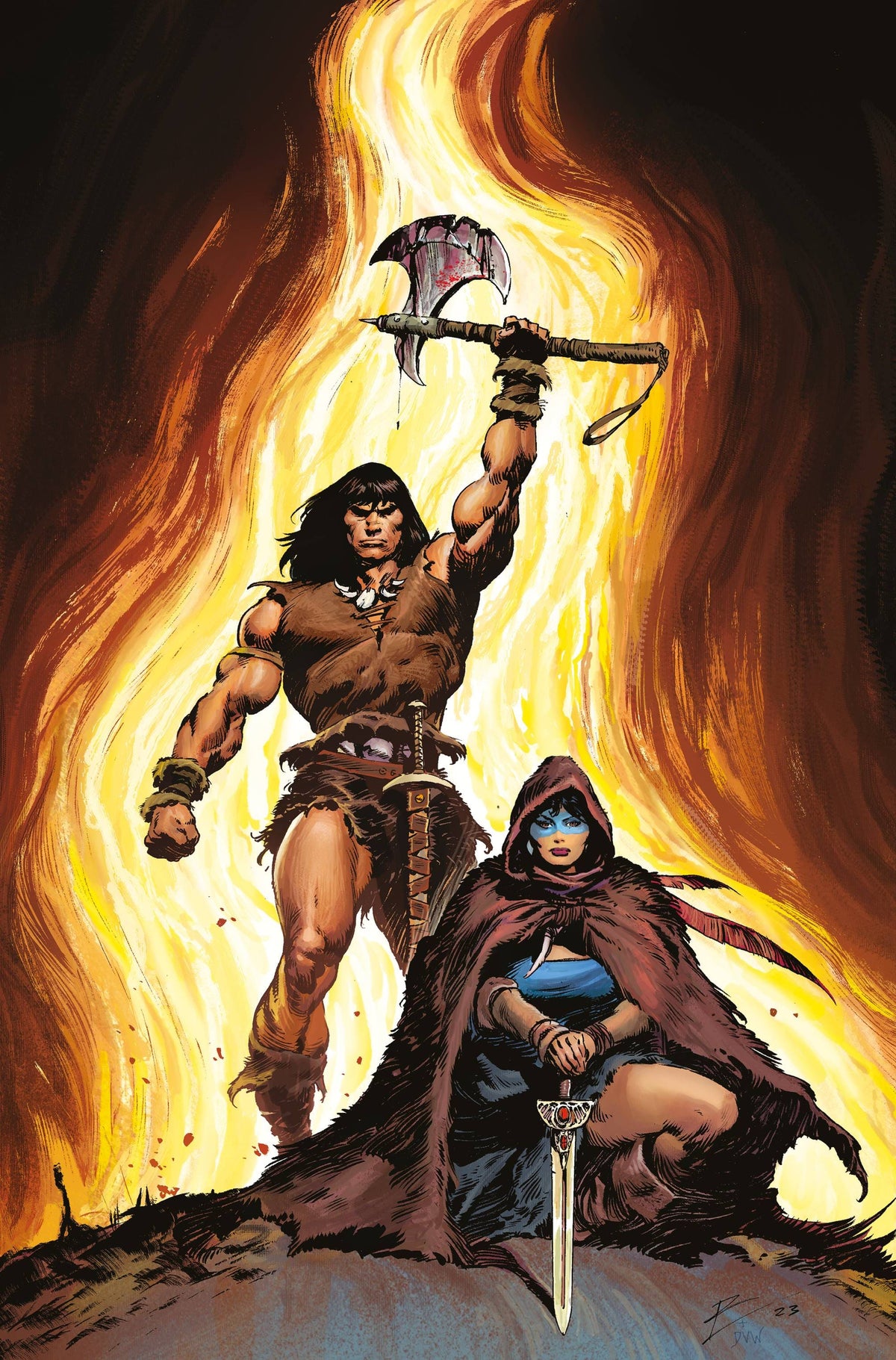 TITAN COMICS Comic Books CONAN BARBARIAN #2 CVR F TORRE FOIL VIRGIN (MR) 79361173648100261 JUN231205