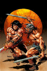 Titan Comics Comic Books CONAN THE BARBARIAN #22 CVR E DAN PANOSIAN VIRGIN FOIL VAR (MR) 79361173648102251 0525TN726