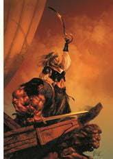 Titan Comics Comic Books CONAN THE BARBARIAN #33 CVR G ROBERTO DE LA TORRE VIRGIN CARDSTOCK VAR (MR) 79361173648103371 0526TN1259