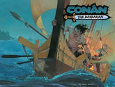 Titan Comics Comic Books CONAN THE BARBARIAN #34 CVR G ESAN RIBIC WRAPAROUND CARDSTOCK VAR (MR) (Release Date: 08/26/2026) 79361173648103471 0626TN1145