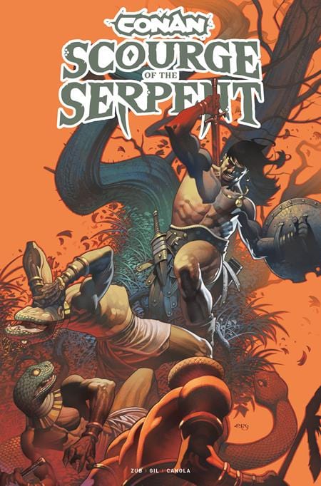 Titan Comics Comic Books CONAN THE BARBARIAN SCOURGE OF THE SERPENT #1 (OF 4) CVR E CHRIS STEVENS VAR (MR) 65946038031500151 0725TN778