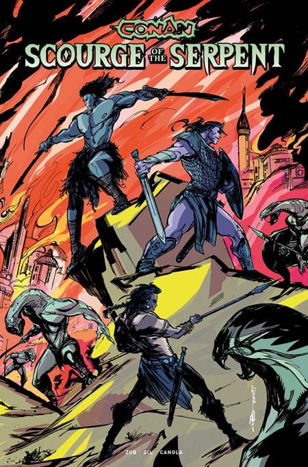 Titan Comics Comic Books CONAN THE BARBARIAN SCOURGE OF THE SERPENT #2 (OF 4) CVR E ERYK DONONVAN VAR (MR) 65946038031500251 0825TN8007