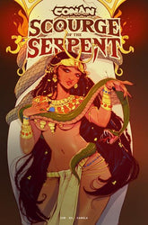 Titan Comics Comic Books CONAN THE BARBARIAN SCOURGE OF THE SERPENT #3 (OF 4) CVR D ASHLEIGH IZIENICKI VAR (MR) 65946038031500341 0925TN1001