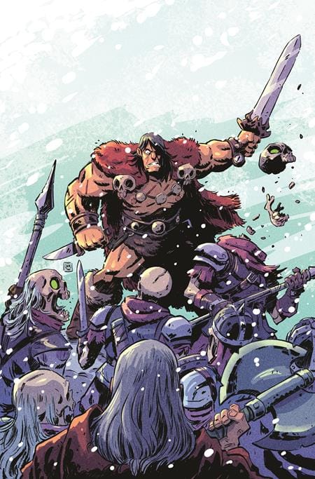 CONAN THE BARBARIAN TIDES OF THE TYRANT KING #4 (OF 4) CVR E DEREK LAUFMAN VIRGIN CARDSTOCK VAR (MR) (Release Date: 12/16/2026)