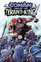 Titan Comics Comic Books CONAN THE BARBARIAN TIDES OF THE TYRANT KING #4 (OF 4) CVR F DEREK LAUFMAN FOIL VAR (MR) (Release Date: 12/16/2026) 65946000603100461 1026TN1148