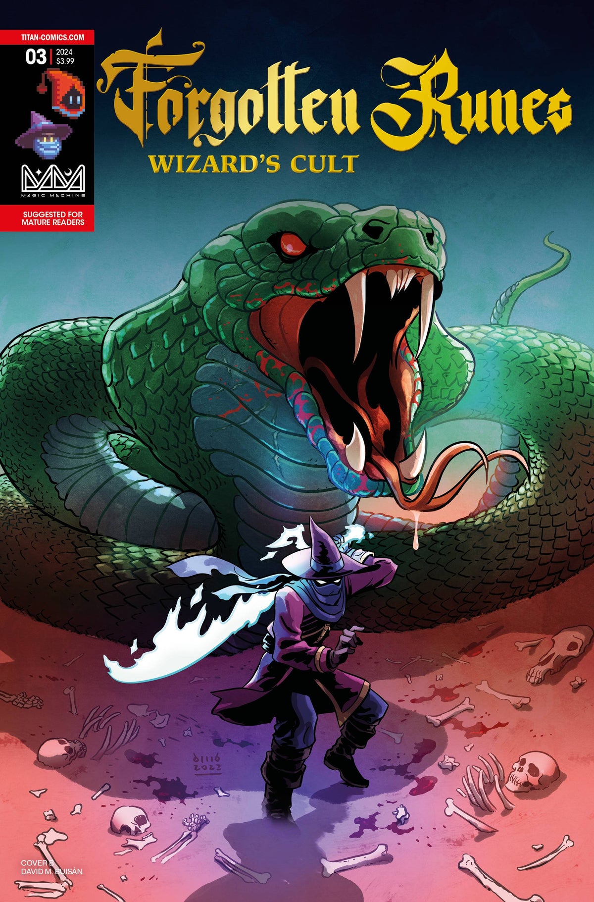 TITAN COMICS Comic Books Forgotten Runes Wizards Cult #3 (Of 10) Cvr B Buisan 79361173672600321 DEC230843