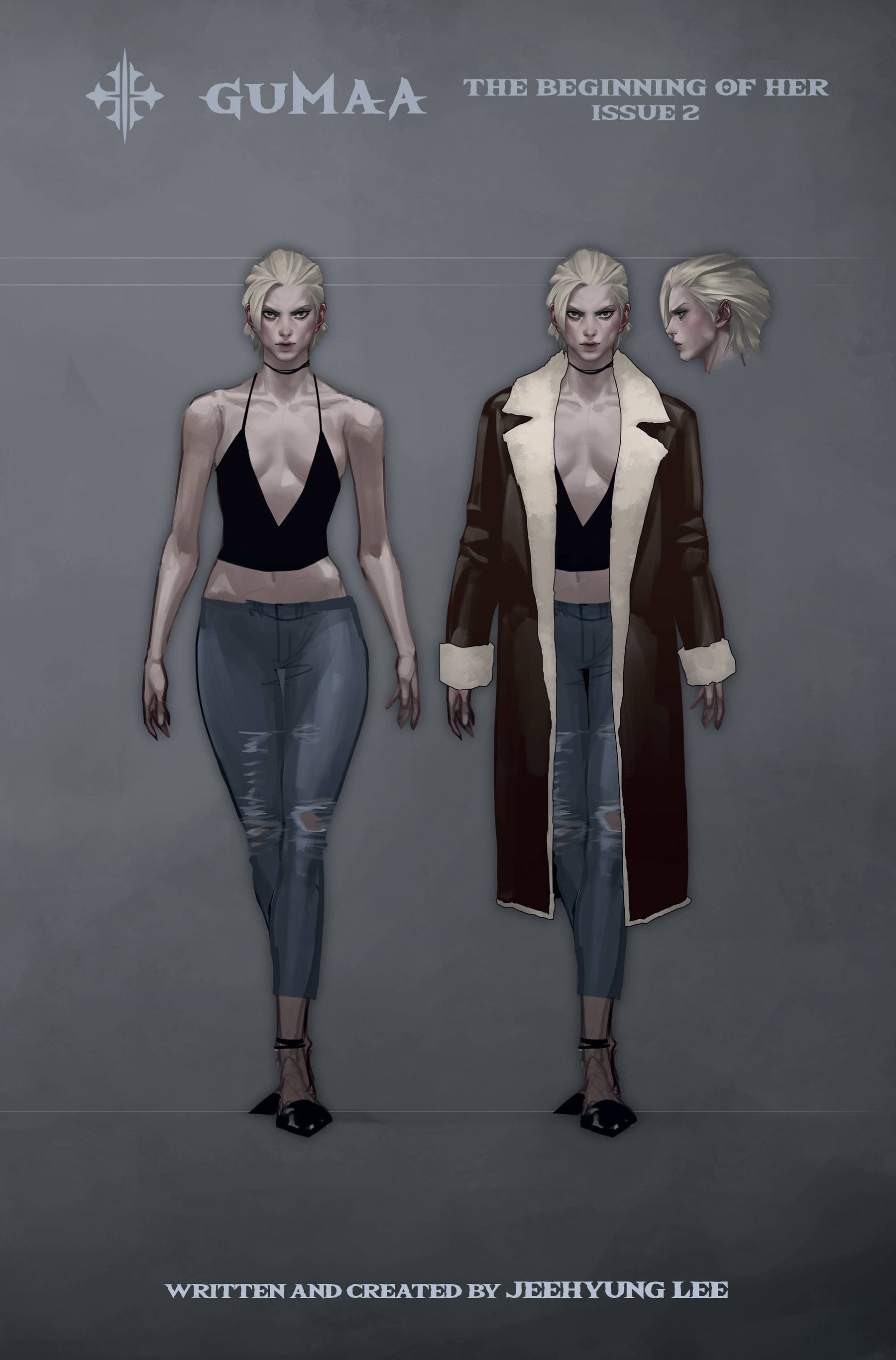 GUMAA BEGINNING OF HER #2 (OF 7) CVR C JEEHYUNG CONCEPT ART