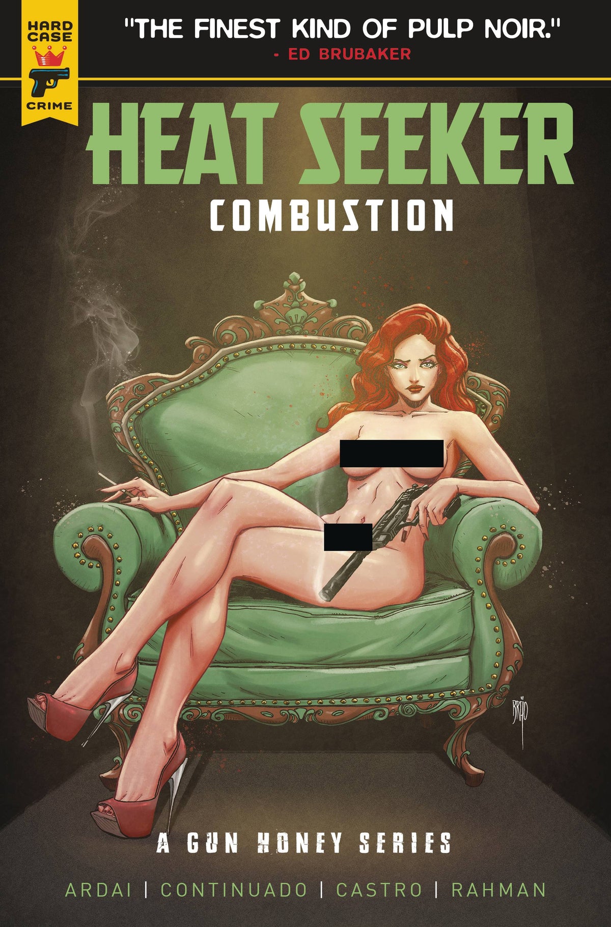 TITAN COMICS Comic Books HEAT SEEKER COMBUSTION GUN HONEY SERIES #4 CVR E BRAO NUDE B 65946014833500451 DEC240390