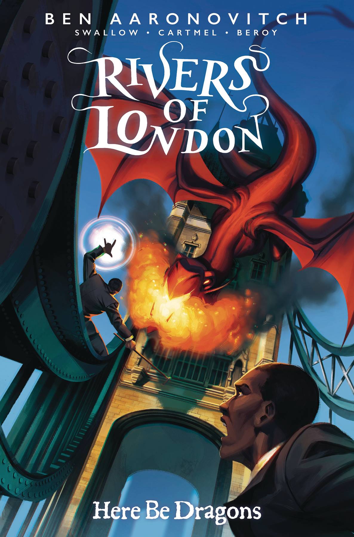 Titan Comics Comic Books RIVERS OF LONDON HERE BE DRAGONS #4 (OF 4) CVR A GLASS 79361173664100411 AUG231063