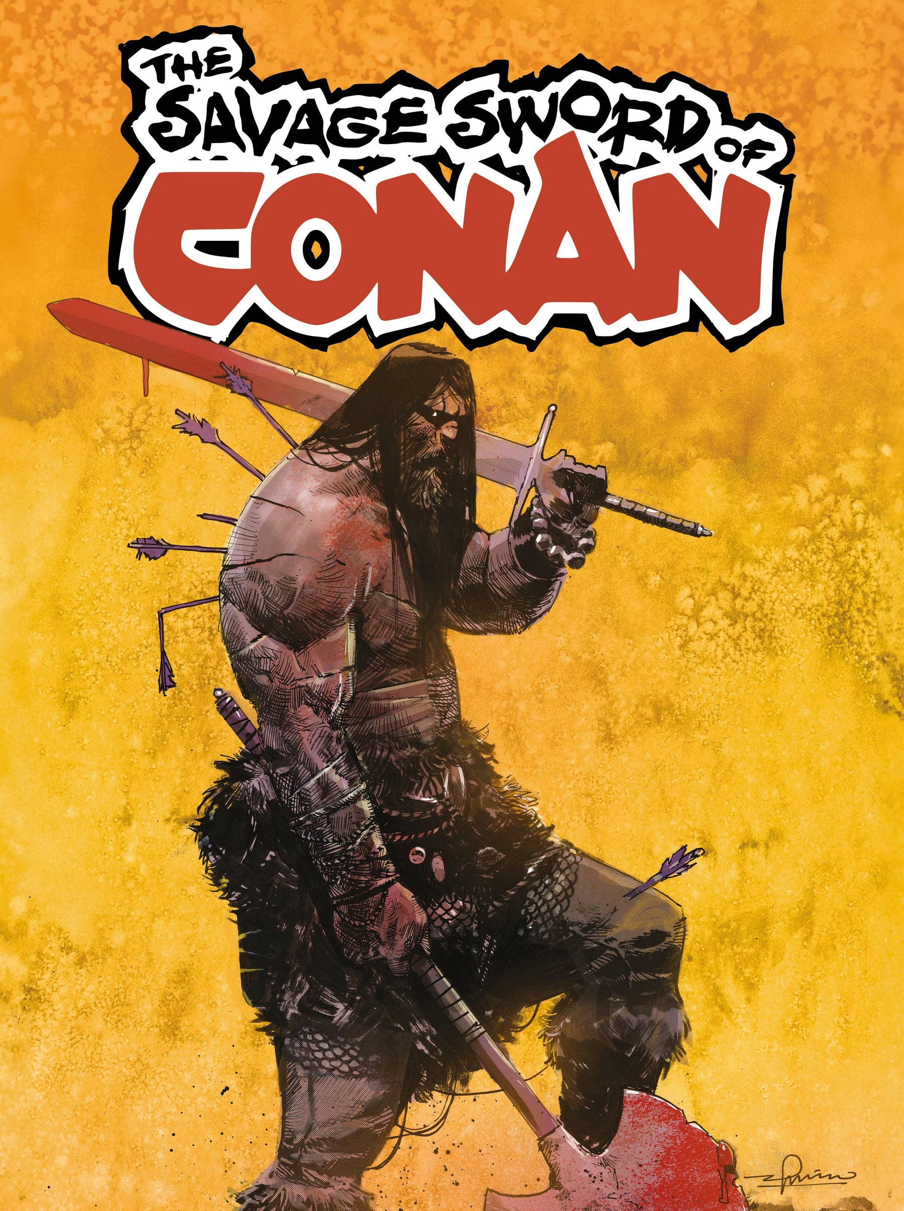 Savage Sword Of Conan #1 (Of 6) Cvr B Zaffino