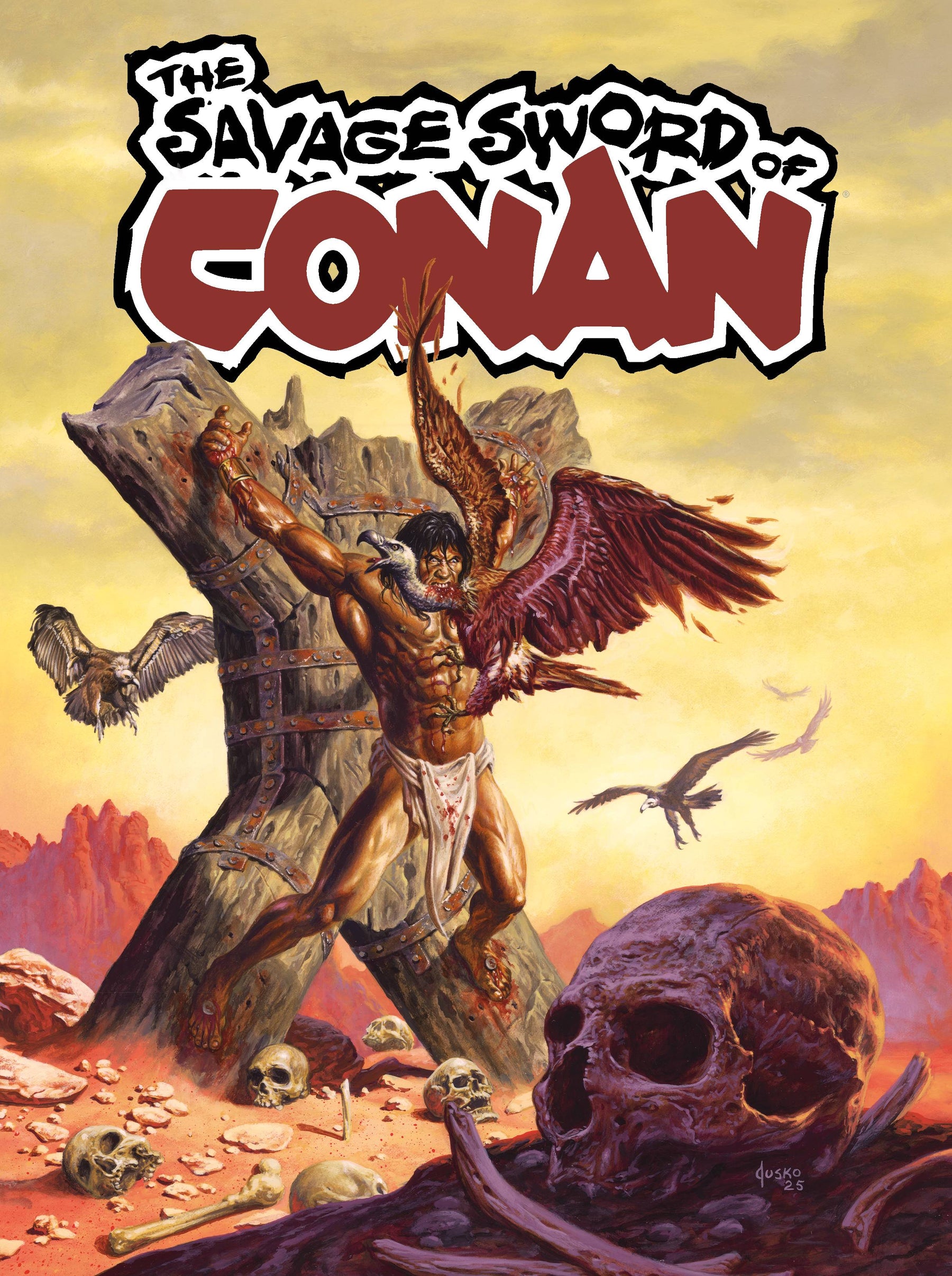 SAVAGE SWORD OF CONAN #8 CVR A JUSKO (MR)